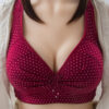 Soutien-gorge Plus La Taille de Sous-Vêtements Sans Anneau En Acier de Retour Boucle Mère Mince Soutien-Gorge