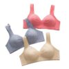 Soutien-gorge Plus La Taille de Sous-Vêtements Sans Anneau En Acier de Retour Boucle Mère Mince Soutien-Gorge