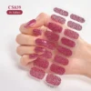 Stickers pour ongles à couverture totale, vernis à ongles à la mode