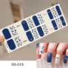 Stickers pour ongles à couverture totale, vernis à ongles à la mode